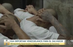 O BookLogon no Bucket Megaprison exilou El Salvador nos Estados Unidos por 8 venezuelano