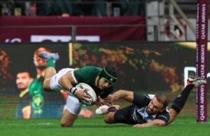 Springboks faz 10 alterações no confronto da Austrália na Cidade do Cabo