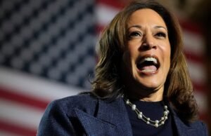 Harris bate na base do partido para promover ‘107 dias’ antes de Harris 2028