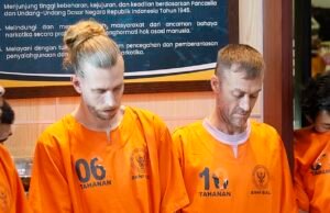 O par britânico alegou que o contrabando de cocaína em Bali, pois enfrentam uma possível sentença de morte