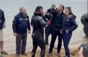 O nadador britânico de resistência Ross Ross se torna a primeira vez para nadar pela Islândia