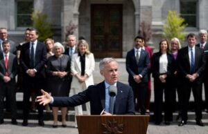 O retiro do gabinete de Carney começa como uma guerra comercial que domina a agenda do outono – nacional