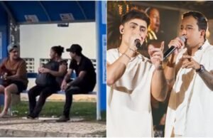 Ph e Michelle surpreenderam com a parada de ônibus de Goenia; Vídeo