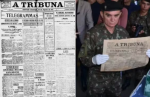 Veja o que foi publicado em um jornal enterrado na cápsula há 104 anos