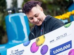 O vencedor da loteria de 26 anos gasta tanto quanto um trem da vida real no Thomas the Tank Engine