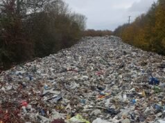 A ‘maior ponta de mosca’ da Grã-Bretanha é uma enorme montanha de resíduos de 500 pés de altura – enquanto ativistas condenam a ‘catástrofe ambiental’