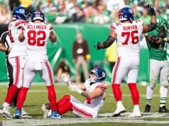 A estrela dos Giants, Cam Skatabo, reflete sobre o terrível problema no ombro que encerrou a carreira no futebol