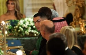 Donald Trump presta homenagem a Cristiano Ronaldo em jantar na Casa Branca com o príncipe herdeiro saudita