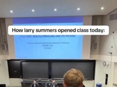Estudantes frustrados de Harvard criticaram o professor Larry Summers por admitir sua ‘vergonha’ de Epstein no início da aula.