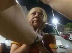 Uma mulher de 73 anos, que bebia muito, foi filmada reclamando por ter que fazer testes de sobriedade depois de dirigir seu carro em um lago em Xanax e matar sua amiga de 69 anos.