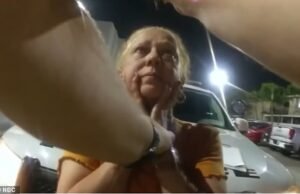 Uma mulher de 73 anos, que bebia muito, foi filmada reclamando por ter que fazer testes de sobriedade depois de dirigir seu carro em um lago em Xanax e matar sua amiga de 69 anos.
