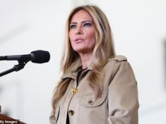 Melania Trump fez discurso ‘distópico’ aos soldados, o que piorou o clima