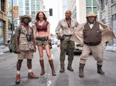 Karen Gillan mais uma vez mostra seu abdômen no início das filmagens do terceiro filme da franquia de sucesso