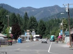 Cidade lacustre de tirar o fôlego no Noroeste do Pacífico reconstruída em grande estilo após um incêndio florestal – mas os moradores locais estão perturbados com a mudança