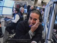 Wall Street ficou chocada quando, apesar de muitas boas notícias, as ações caíram repentinamente como uma pedra e ficaram vermelhas