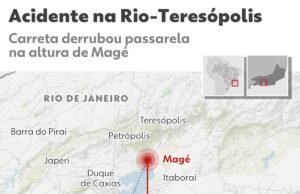 Acidente na BR-116: Caminhoneiro presta depoimento após queda de passarela que mata 1 em Magee