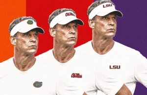 A decisão de Lane Kiffin (Ole Miss, LSU ou Flórida?) paira sobre o futebol universitário