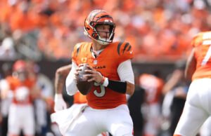 Bengals QB Joe Burrow é questionável para jogar no jogo de domingo contra o New England Patriots