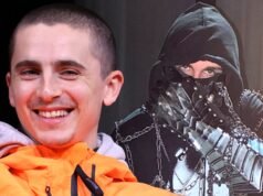 Os fãs especulam que o rapper mascarado do Reino Unido Eskid é na verdade Timothée Chalamet