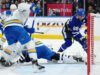 Nylander marca no OT e Maple Leafs quebra uma seqüência de 5 derrotas consecutivas com vitória por 3-2 sobre o Blues