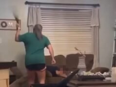 ‘Professora do Ano’ é presa após vídeo mostrar seu filho espancando