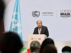 Secretário-Geral da ONU pede acordo na COP30 sobre o roteiro para a transição dos combustíveis fósseis