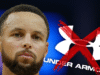 Stephen Curry está se separando da Under Armour.