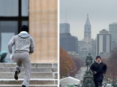 Anthony Ippolito recria a icônica cena da escada no filme de origem de ‘Rocky’