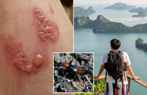 Turistas em Bali alertaram sobre besouros gatos depois que uma mulher australiana entrou com uma erupção cutânea chocante