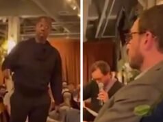 Tish Hyman confronta senadora estadual sobre acesso trans a espaços femininos em vídeo