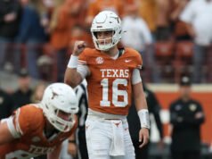 Apostas, escolhas e probabilidades em futebol universitário: melhores apostas iniciais para os maiores jogos da semana 12, incluindo Texas-Geórgia