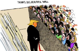 Desenho animado: o grande e lindo muro de Trump