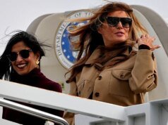 Melania Trump e Usha Vance encontram família de militar na Carolina do Norte