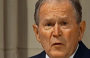 George W. Bush se lembra de seu vice-presidente Dick Cheney