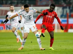 O Bayern venceu confortavelmente o Heidenheim por 4 a 0 e entra nas férias de inverno com uma vantagem de 9 pontos