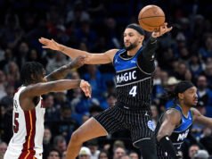 Ben marcou 37 para liderar o Magic no Heat 117-108 nas quartas de final da Copa da NBA.