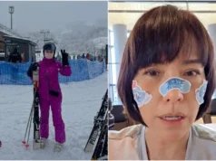 A atriz Zoe Tay de férias em Hokkaido diz que está bem após o terremoto no Japão