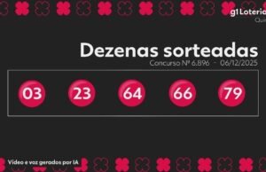 Quina Hoje: Resultado do Concurso 6896 e números sorteados