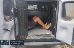 Um homem foi preso suspeito de assassinar a mulher e seu filho