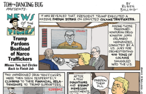 Notícias de Tom the Dancing Bug – Trump executa greve de anistia contra barcos carregados de terroristas do tráfico