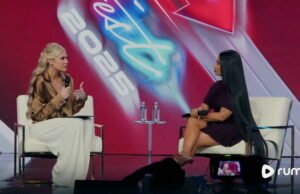 Nicki Minaj elogiou Trump ao se juntar a Erica Kirk no palco da notícia