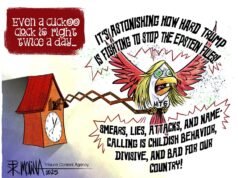 Desenho animado: Até um relógio cuco…