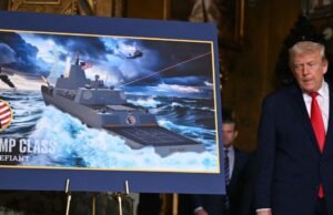 Trump anunciou uma nova classe de navios de guerra dos EUA com o seu nome