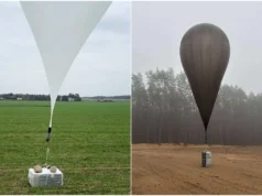 Aeroporto de Vilnius, na Lituânia, fechou novamente devido a balão no espaço aéreo