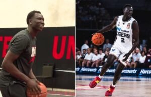 O jogador profissional de basquete Emmanuel ‘Manny’ Malou está combatendo o crime juvenil através do jogo no oeste de Melbourne