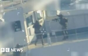 O vídeo mostra tropas dos EUA apreendendo um petroleiro na costa da Venezuela