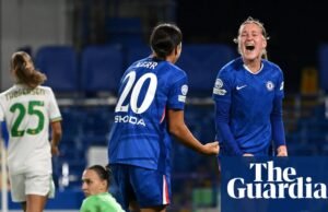 O Chelsea voltou à Liga dos Campeões Feminina e acertou seis na Roma. Liga dos Campeões Feminina
