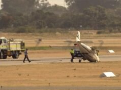 Pequeno avião cai no aeroporto de Jandakot, em Perth