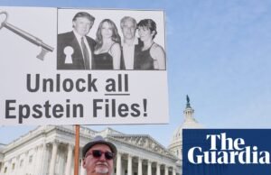 Arquivos mostram que Trump voou sozinho em um jato com Epstein e o homem não identificado de 20 anos, Jeffrey Epstein