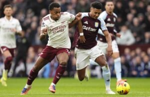 Jurien Timber pediu ao Arsenal que use a derrota do Aston Villa como motivação